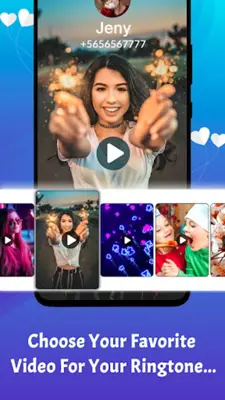 Video Ringtone - Phone Dialer android App screenshot 1